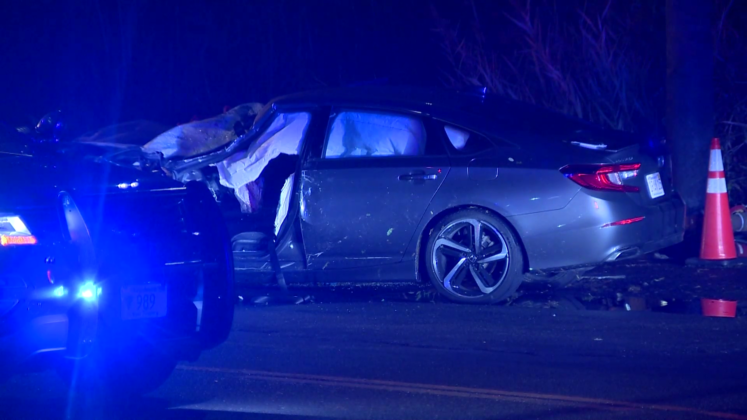 Car, front loader involved in serious crash in Danvers