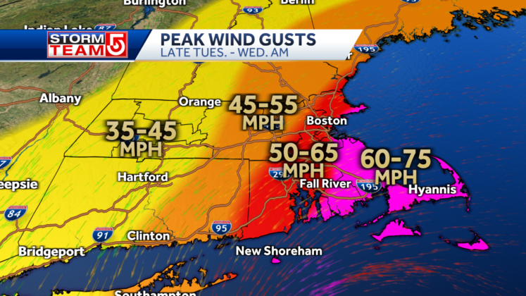 Early fall nor’easter brings strong winds, heavy rain to Mass.