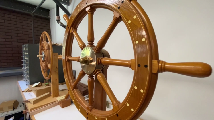 Father-daughter duo brings traditional ships’ wheels back to boating