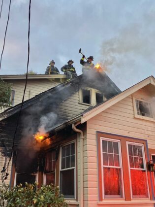 Firefighters battling blaze in Roslindale home