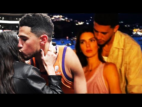 Kendall Jenner and Devin Booker KISS Courtside