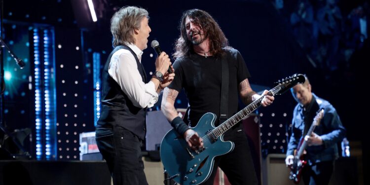Rock Hall 2021: Watch Foo Fighters and Paul McCartney Play the Beatles’ “Get Back”