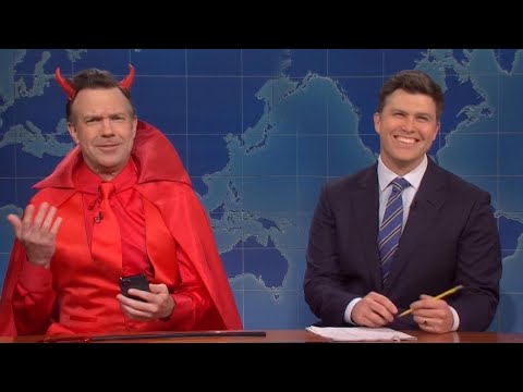 SNL: Jason Sudeikis’ ‘Devil’ Claims Colin Jost Made a Deal With Him to Land ScarJo