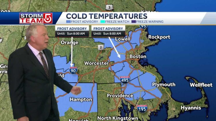 Video: Temps drop with frost overnight in some areas