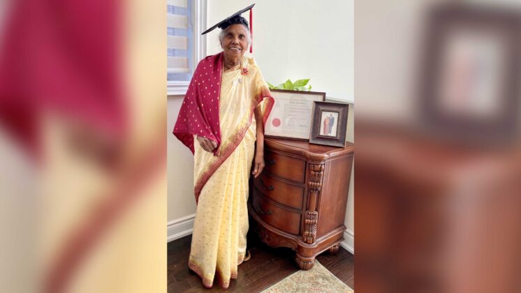 87-year-old grandmother from Sri Lanka becomes oldest person to earn master’s at Canadian university