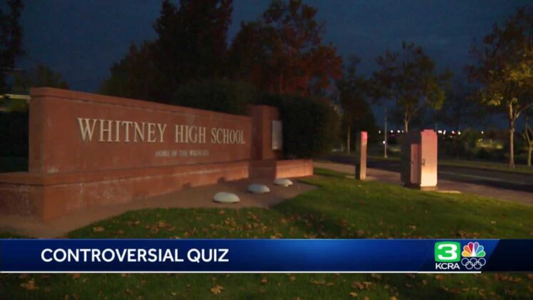 California parents raise concerns over controversial high school quiz question