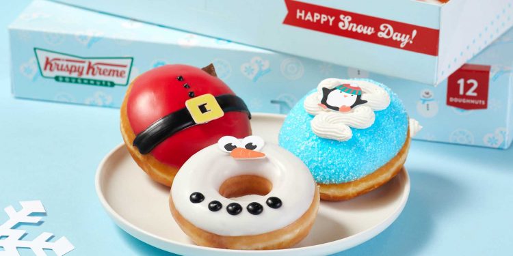 Krispy Kreme’s new ‘Let It Snow’ collection includes 5 wintery and holiday-inspired donuts