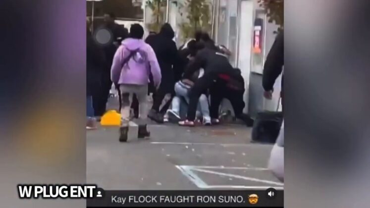 NYC Rappers Get Into FIGHT At Rolling Loud: Ron Sumo Vs Kay Flock!! (Video)