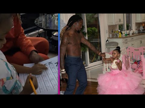 Offset Helps Daughter Kulture With Her Homework!