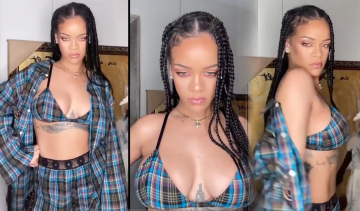 Rihanna EXPOSES Herself . . . Shows Fans Her BARE BOOTY!