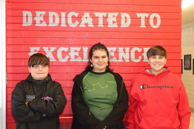 Three middle school students recognized for quick actions that helped save elderly man