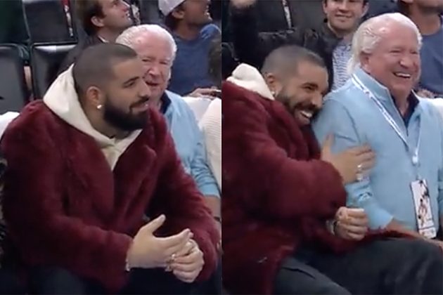 Elderly Couple Sitting Next to Drake Have No Idea Who He Is