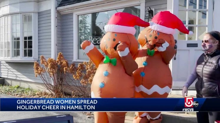 Gingerbread women spread holiday cheer in Hamilton