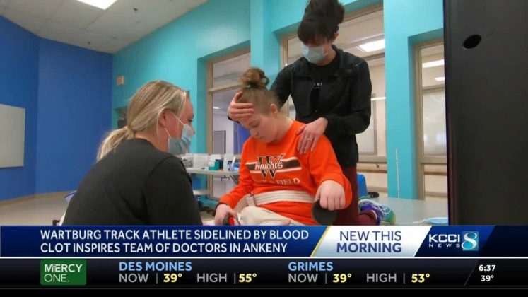 ‘It is really a story about hope’: Athlete sidelined by blood clot inspires team of doctors