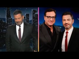 Jimmy Kimmel Cries While Remembering Bob Saget