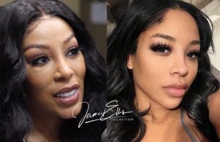 K Michelle UNVEILS New Face . . . Twitter Says Her Face ‘Keeps Changing Like A Variant’!!