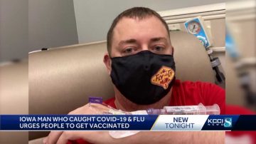 Man who caught the flu and COVID-19 simultaneously urges others to get vaccinated