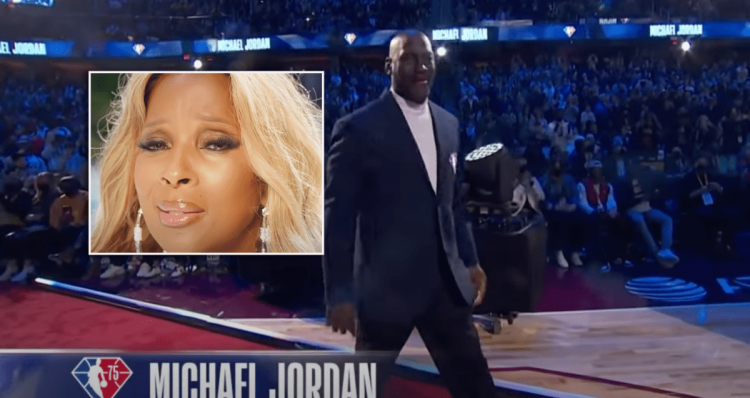 Michael Jordan GOES VIRAL . . . Pic Shows Him PALMING Mary J Blige’s B*tt!!