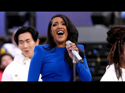 Mickey Guyton Sings EMOTIONAL National Anthem Performance at the Super Bowl
