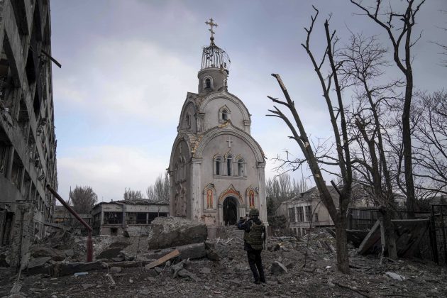 The Latest: Russian strikes hit western Ukraine far from main offensive