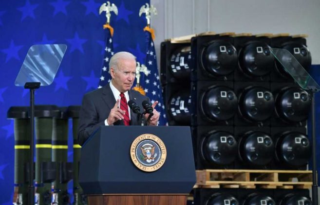 Biden visits Alabama weapons plant as he urges Congress to authorize additional Ukrainian aid