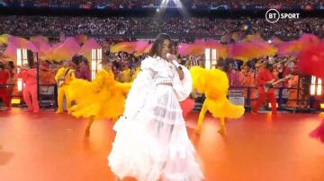 Camila Cabello Pays Homage to Her Latin Heritage at Stunning UEFA Champions League Final Opening Ceremony