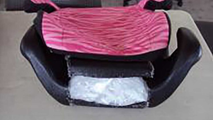 Authorities in California seize $60,000 worth of meth hidden in child booster seats