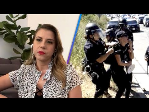 Jodie Sweetin Reacts to Getting Pushed by LAPD While Protesting for Abortion Rights (Exclusive)