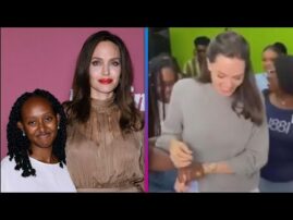 Angelina Jolie DANCES Electric Slide With Daughter Zahara!