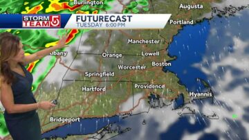 Video: Dry day before showers move in late tonight