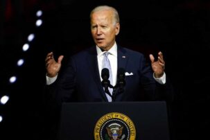 In speech at Independence Hall, Biden says Trump, allies threaten democracy