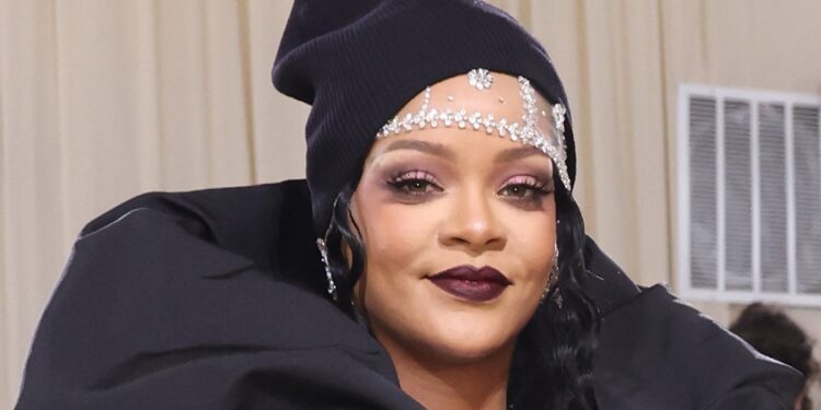 Rihanna Performing at 2023 Super Bowl Halftime Show