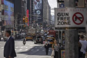 Times Square in NYC is now a gun free zone