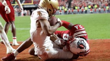 BC scores TD with 14 seconds left to upset No. 17 NC State