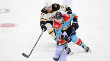 Bruins fall to Panthers in OT amid flurry of late-game goals