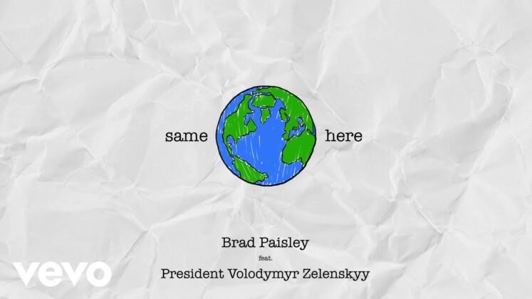 Brad Paisley on Recording New Song ‘Same Here’ With Ukrainian President Zelenskyy: ‘I Feel Like I’m In The Bourne Identity‘