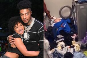 Blueface Puts Chrisean Rock on Blast With Video of DiLaundry Room