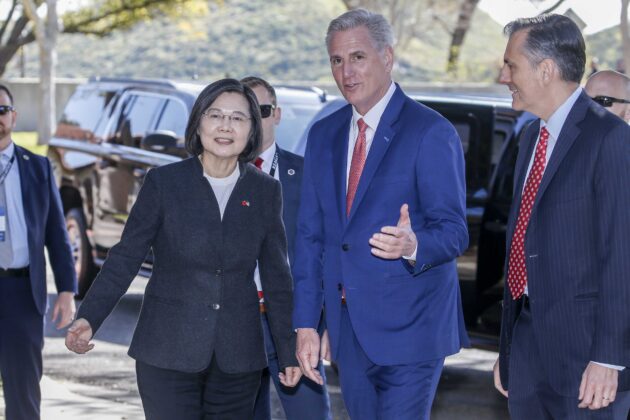 US House Speaker McCarthy, Taiwan president meet as China protests