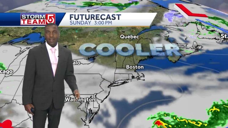 Video: Sunny, slightly cooler conditions for Mother’s Day