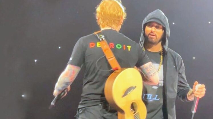 Eminem Joins Ed Sheeran Onstage for ‘Lose Yourself’ and ‘Stan’ at Detroit’s Ford Field