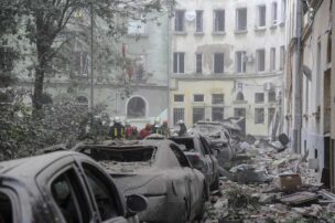 Russian cruise missile attack on Ukraine city of Lviv kills 5 people and injures dozens