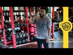 Kevin Hart In A Wheelchair After Racing An NFL Player