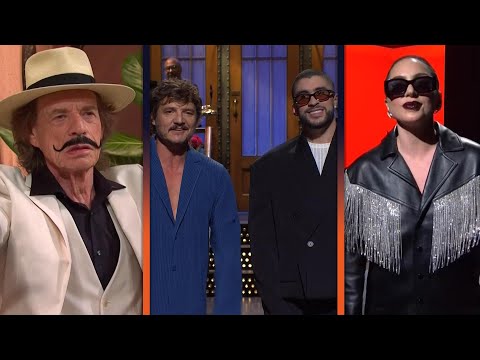 SNL: Watch Pedro Pascal, Mick Jagger & Lady Gaga’s Surprise Cameos During Bad Bunny’s Hosting Deb…