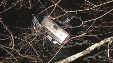 One person rescued after crashing into water