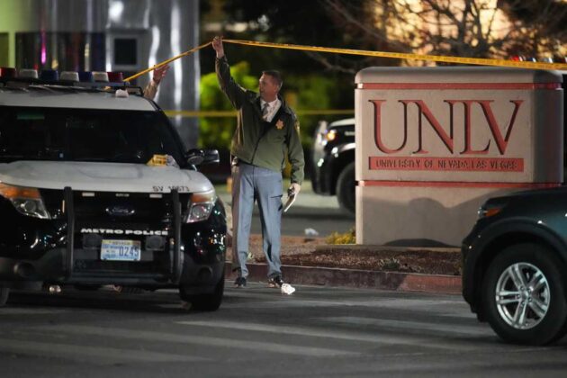 UNLV gunman had list of targets at the university and 150 rounds of ammunition, police say