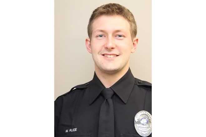 This undated photo released by the City of Burnsville shows Burnsville police officer Matthew Ruge. Two police officers, including Ruge, and a first responder were shot and killed early Sunday, Feb. 18, 2024, and a third officer was injured at a suburban Minneapolis home while responding to a call involving an armed man who had barricaded himself inside with family. (City of Burnsville via AP)