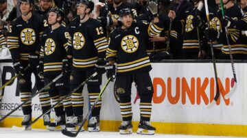 Bruins captain Brad Marchand plays in his 1,000th NHL game