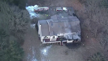 Crews battle fire at 9,250-square-foot estate in MetroWest