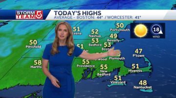 Video: Chilly evening as winds settle