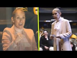 Watch Celine Dion Live Her BEST LIFE at NHL Game